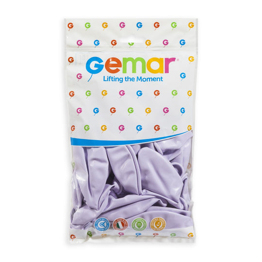 Gemar 19" Lilac #079 G19 25pcs Round Balloon — Italian store pack original 1200px