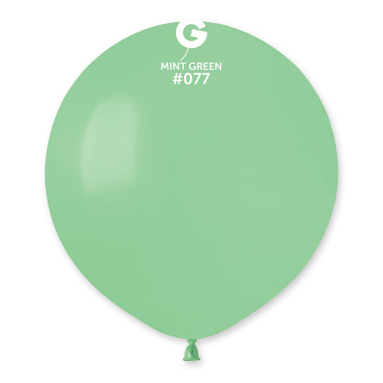 Gemar 19" Mint Green #077 G19 25pcs Round Balloon — Italian store beauty original 1200px