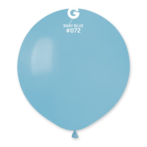 Gemar 19" Baby Blue #072 G19 25pcs Round Balloon — Italian store beauty original 1200px