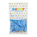 Gemar 19" Baby Blue #072 G19 25pcs Round Balloon — Italian store pack original 1200px