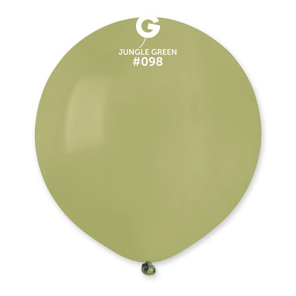 Gemar 19" Jungle Green #098 G19 25pcs Round Balloon — Italian store beauty original 1200px