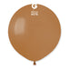 Gemar 19" Mocha #076 G19 25pcs Round Balloon — Italian store beauty original 1200px