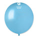 Gemar 19" Metallic Light Blue #035 GM19 25pcs Round Balloon — Italian store beauty original 1200px