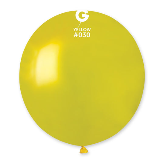 Gemar 19" Metallic Assorted #082 GM19 25pcs Round Balloon — Italian store pack original 1200px