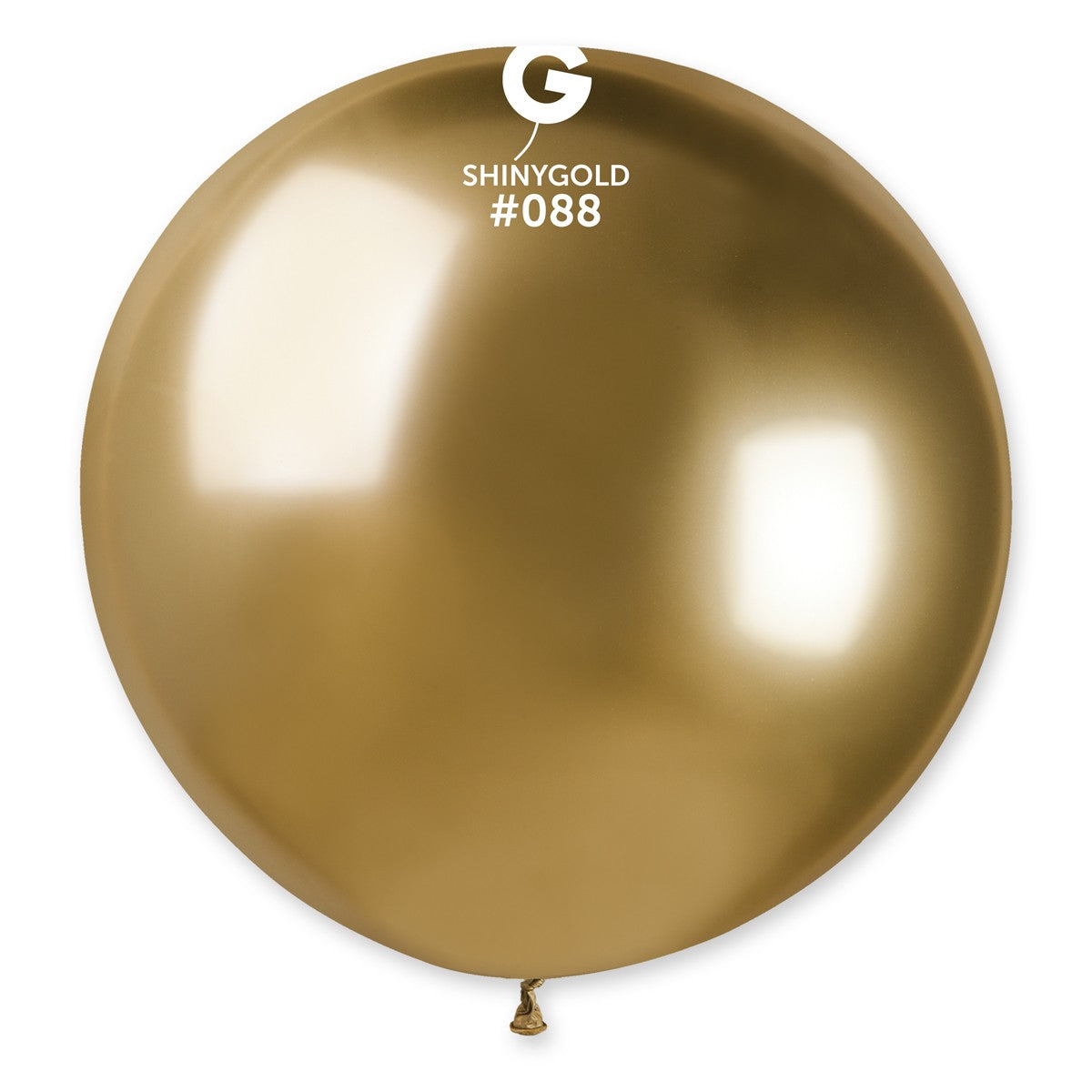 Gemar 31" Shiny Gold #088 GB30 1pc Round Balloon — Italian store beauty original 1200px