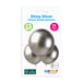 Gemar 19" Shiny Silver #089 GB150 3 3pcs Round Balloon — Italian store pack original 1200px