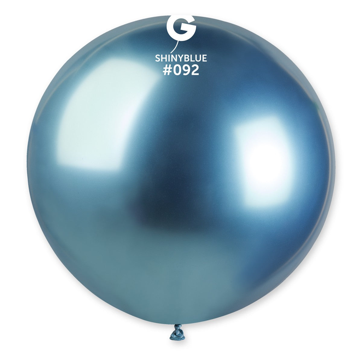 Gemar 31" Shiny Blue #092 GB30 1pc Round Balloon — Italian store beauty original 1200px