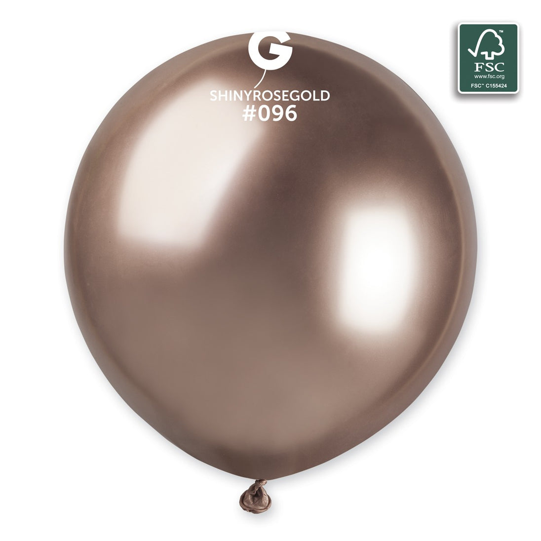 Gemar 19" Shiny Rose Gold #096 GB150 3 3pcs Round Balloon — Italian store beauty original 1200px