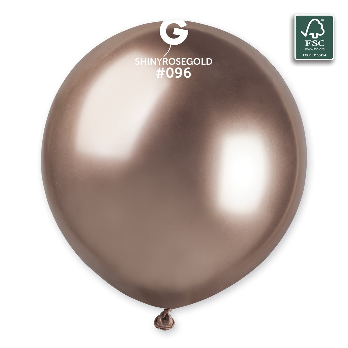 Gemar 19" Shiny Rose Gold #096 GB150 3 3pcs Round Balloon — Italian store beauty original 1200px