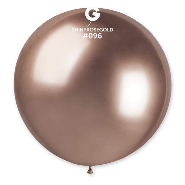 Gemar 31" Shiny Rose Gold #096 GB30 1pc Round Balloon — Italian store beauty original 1200px