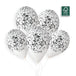 Gemar 13" White / Black Marble #1255 GS120 50pcs Round Balloon — Italian store beauty original 1200px