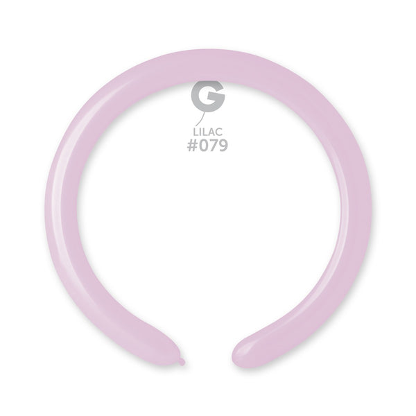 Gemar 2" Lilac #079 D4 100pcs Modelling Balloons — Italian store beauty original 1200px