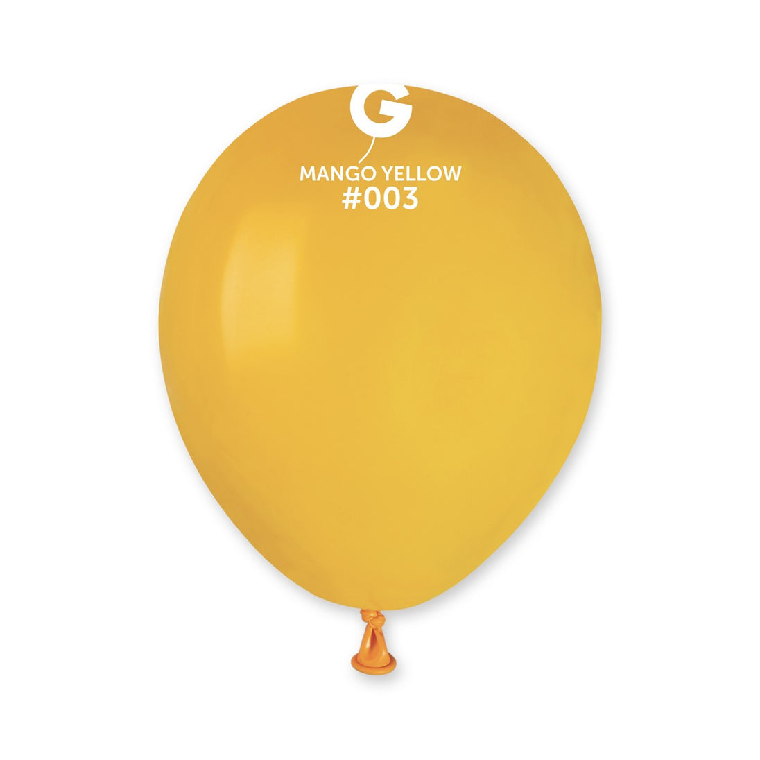Gemar 5" Yellow #003 A50 50pcs Round Balloon — Italian store beauty original 1200px