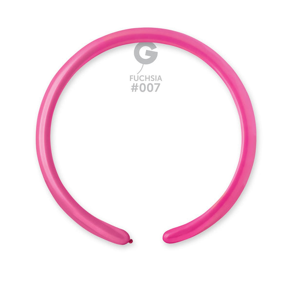 Gemar 1" Fuchsia #007 D2 100pcs Modelling Balloons — Italian store beauty original 1200px