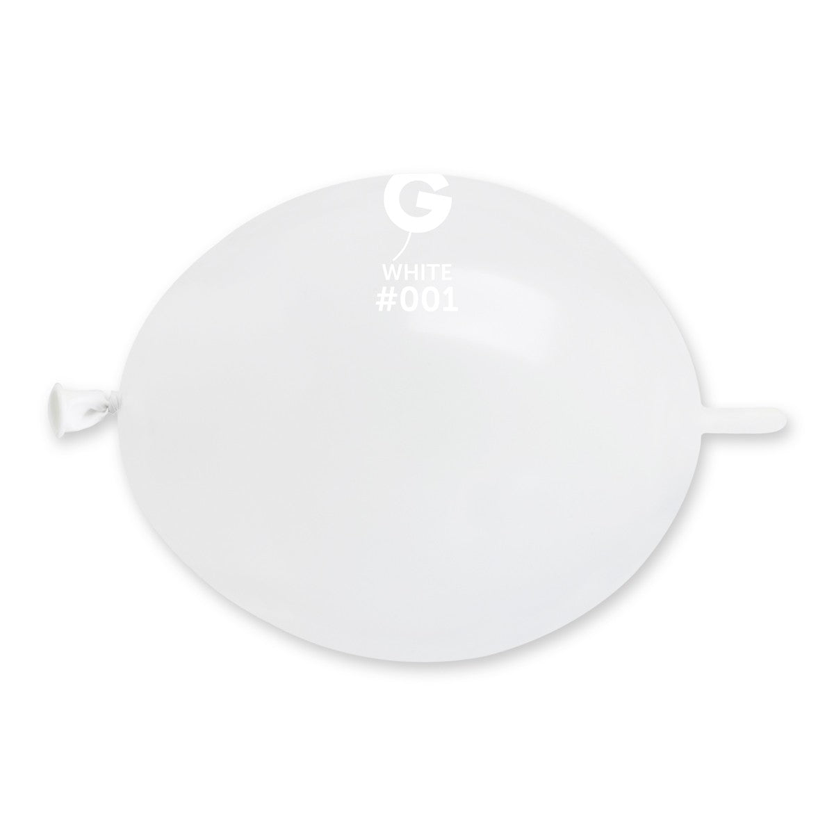 Gemar 6" White #001 GL6 100pcs Link Balloons — Italian store beauty original 1200px