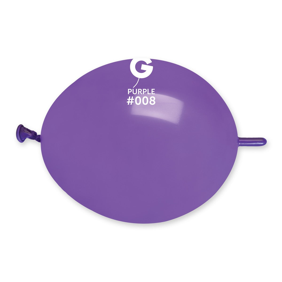 Gemar 6" Purple #008 GL6 100pcs Link Balloons — Italian store beauty original 1200px