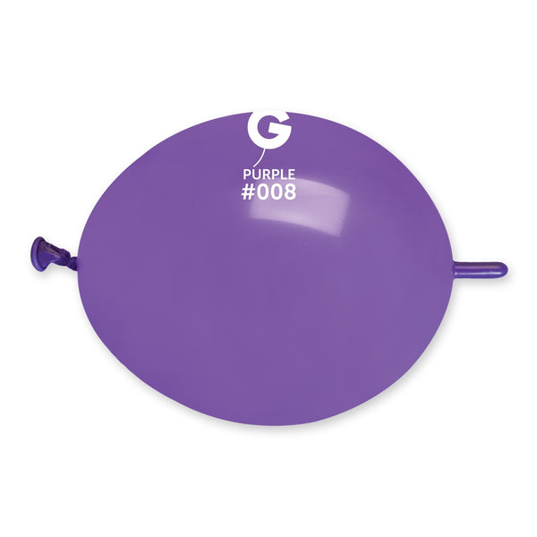 Gemar 6" Purple #008 GL6 100pcs Link Balloons — Italian store beauty original 1200px