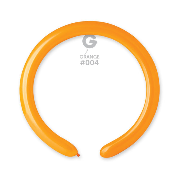 Gemar 2" Orange #004 D4 100pcs Modelling Balloons — Italian store beauty original 1200px