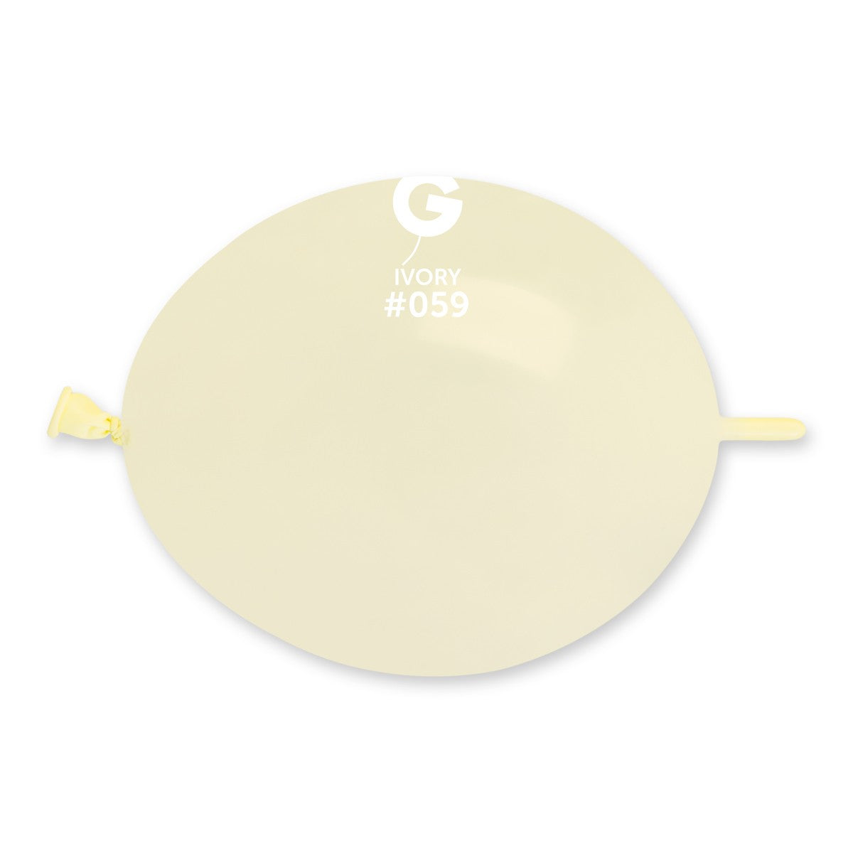 Gemar 6" Ivory #059 GL6 100pcs Link Balloons — Italian store beauty original 1200px