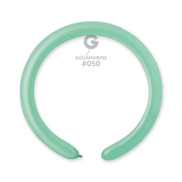 Gemar 2" Aquamarine #050 D4 100pcs Modelling Balloons — Italian store beauty original 1200px