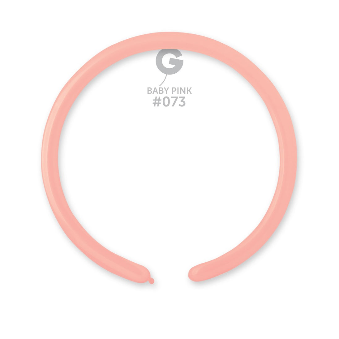 Gemar 1" Baby Pink #073 D2 100pcs Modelling Balloons — Italian store beauty original 1200px