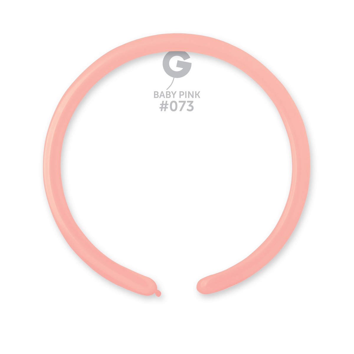 Gemar 1" Baby Pink #073 D2 100pcs Modelling Balloons — Italian store beauty original 1200px