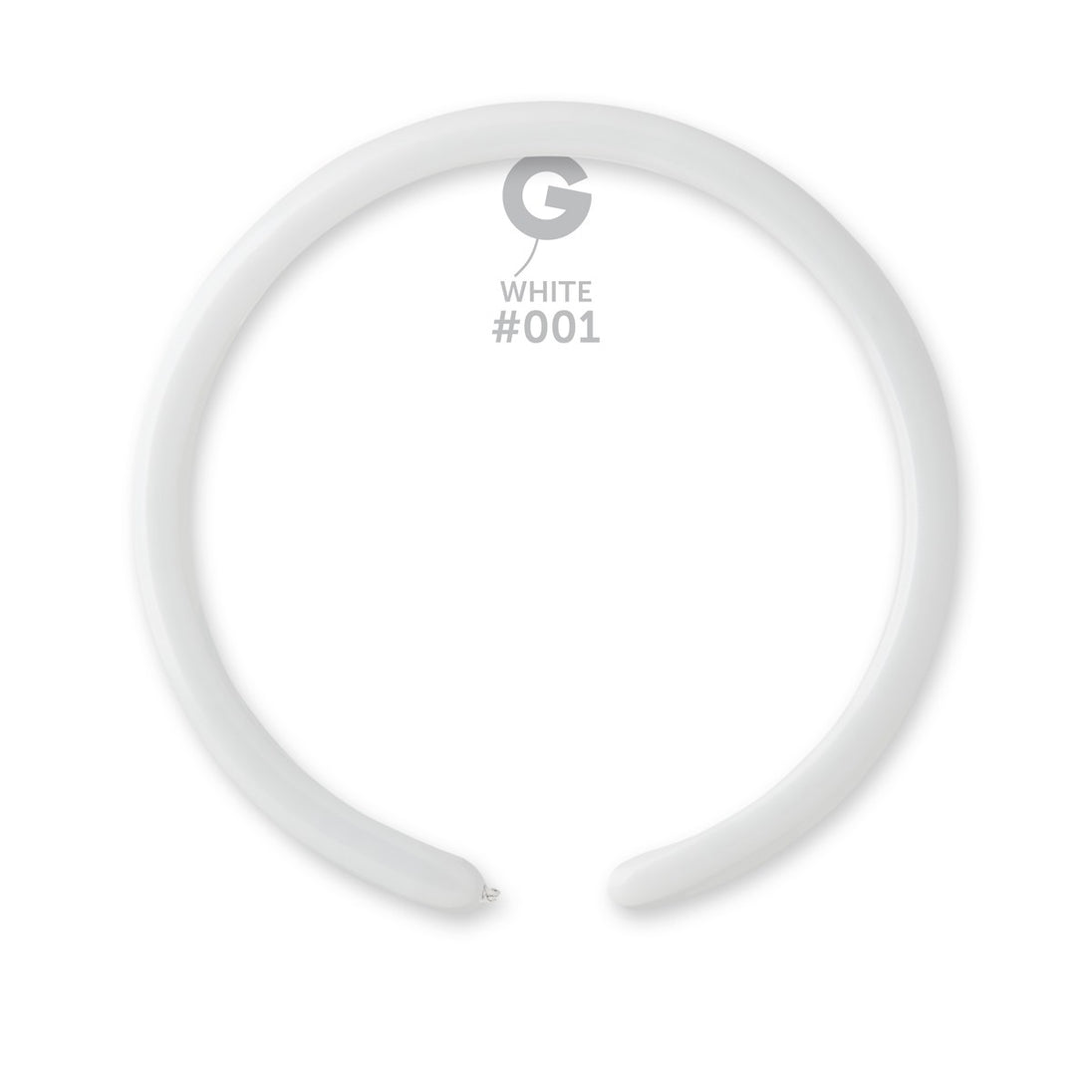 Gemar 1" White #001 D2 100pcs Modelling Balloons — Italian store beauty original 1200px