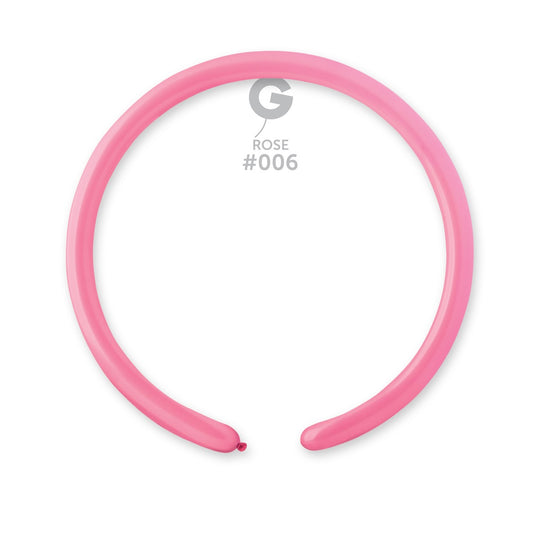Gemar 1" Rose #006 D2 100pcs Modelling Balloons — Italian store beauty original 1200px