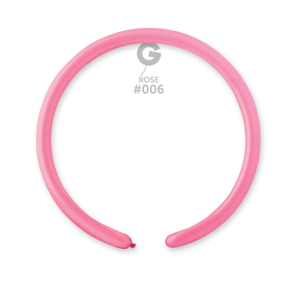 Gemar 1" Rose #006 D2 100pcs Modelling Balloons — Italian store beauty original 1200px