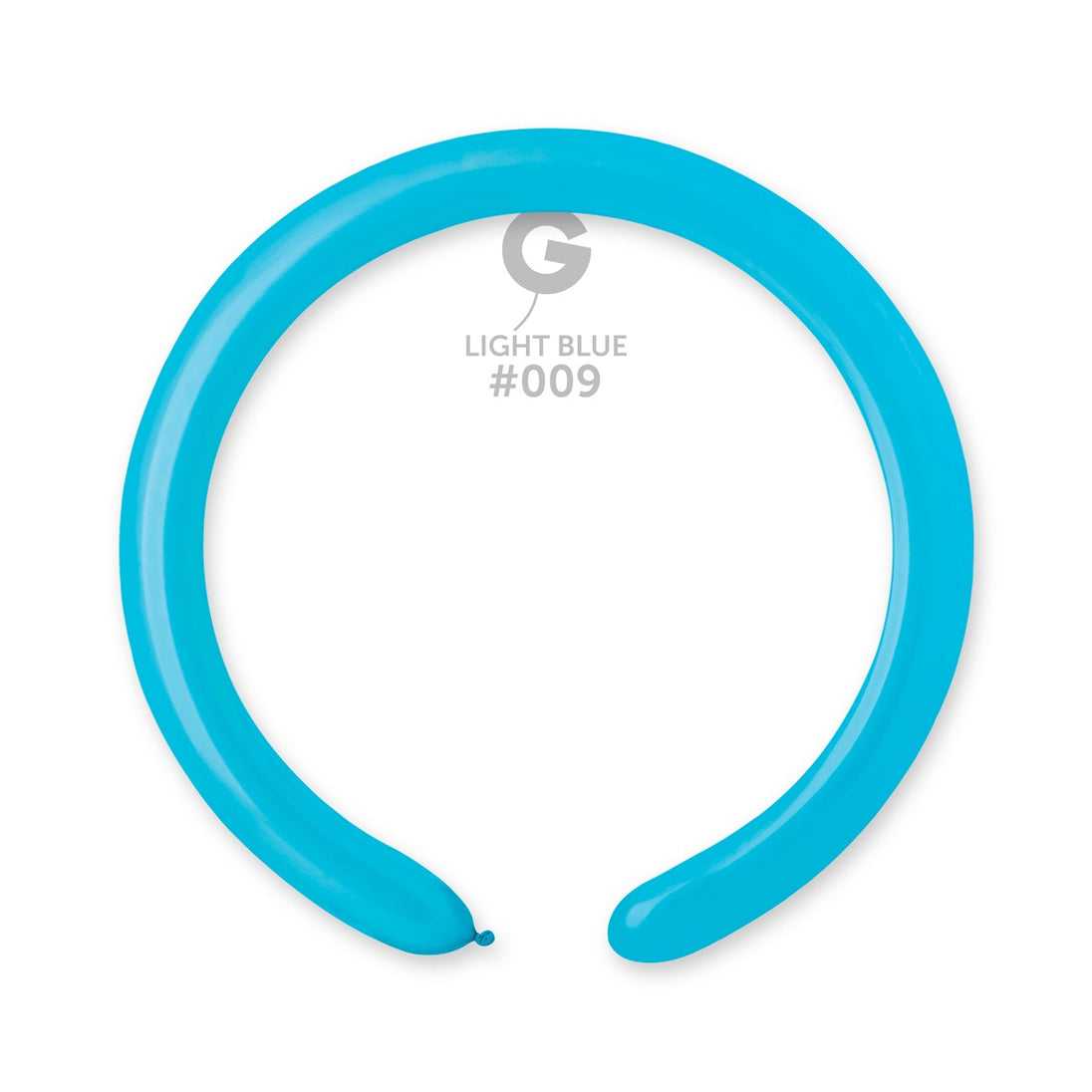 Gemar 2" Light Blue #009 D4 100pcs Modelling Balloons — Italian store beauty original 1200px