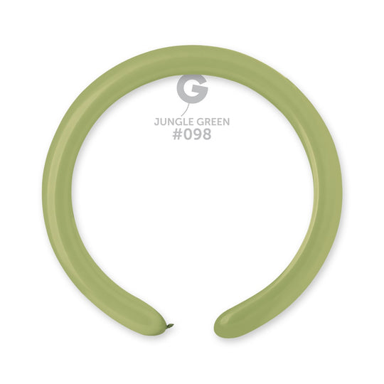 Gemar 2" Jungle Green #098 D4 100pcs Modelling Balloons — Italian store beauty original 1200px