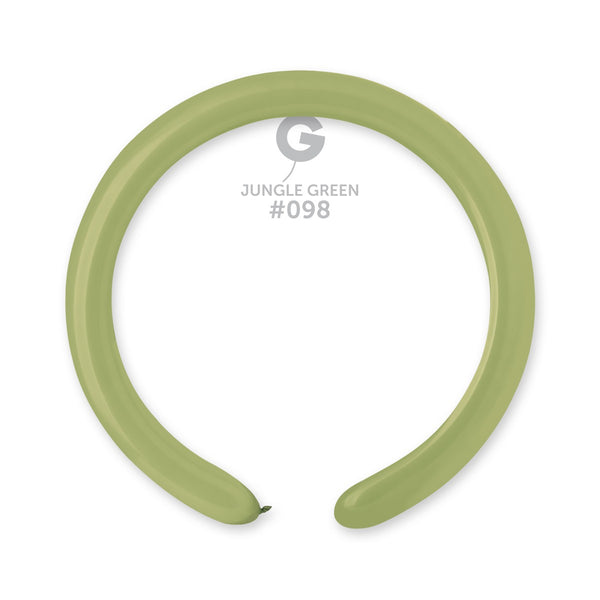 Gemar 2" Jungle Green #098 D4 100pcs Modelling Balloons — Italian store beauty original 1200px