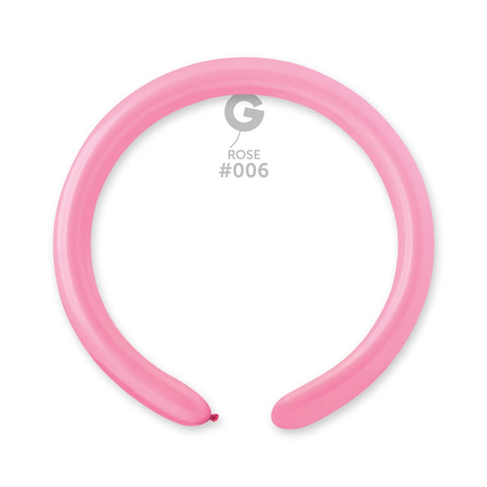 Gemar 2" Rose #006 D4 100pcs Modelling Balloons — Italian store beauty original 1200px