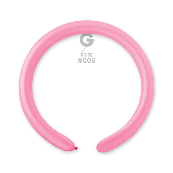 Gemar 2" Rose #006 D4 100pcs Modelling Balloons — Italian store beauty original 1200px