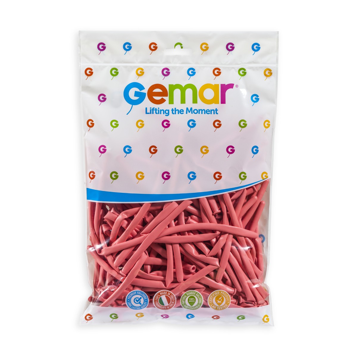 Gemar 2" Baby Pink #073 D4 100pcs Modelling Balloons — Italian store pack original 1200px