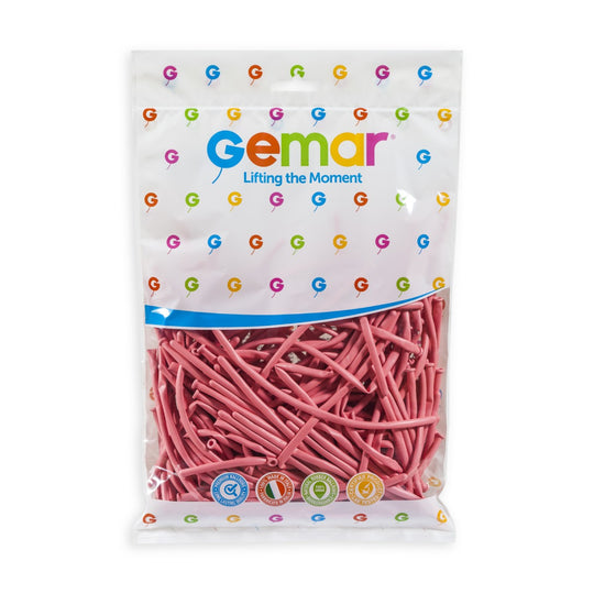 Gemar 1" Baby Pink #073 D2 100pcs Modelling Balloons — Italian store pack original 1200px