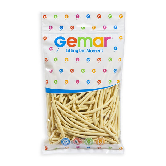 Gemar 1" Ivory #059 D2 100pcs Modelling Balloons — Italian store pack original 1200px