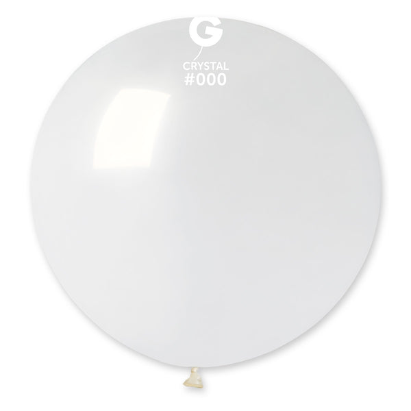 Gemar 31" Crystal Clear #000 G30 1pc Round Balloon — Italian store beauty original 1200px