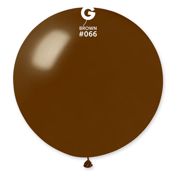 Gemar 31" Metallic Brown #066 GM30 1pc Round Balloon — Italian store beauty original 1200px