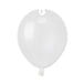 Gemar 5" Metallic White #029 AM50 50pcs Round Balloon — Italian store beauty original 1200px