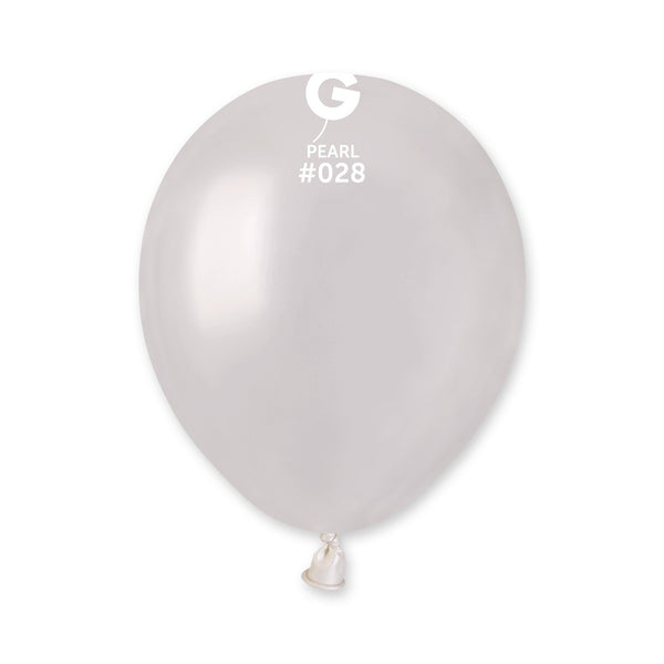 Gemar 5" Metallic Pearl #028 AM50 50pcs Round Balloon — Italian store beauty original 1200px