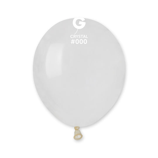 Gemar 5" Crystal Clear #000 A50 50pcs Round Balloon — Italian store beauty original 1200px