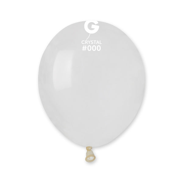 Gemar 5" Crystal Clear #000 A50 50pcs Round Balloon — Italian store beauty original 1200px