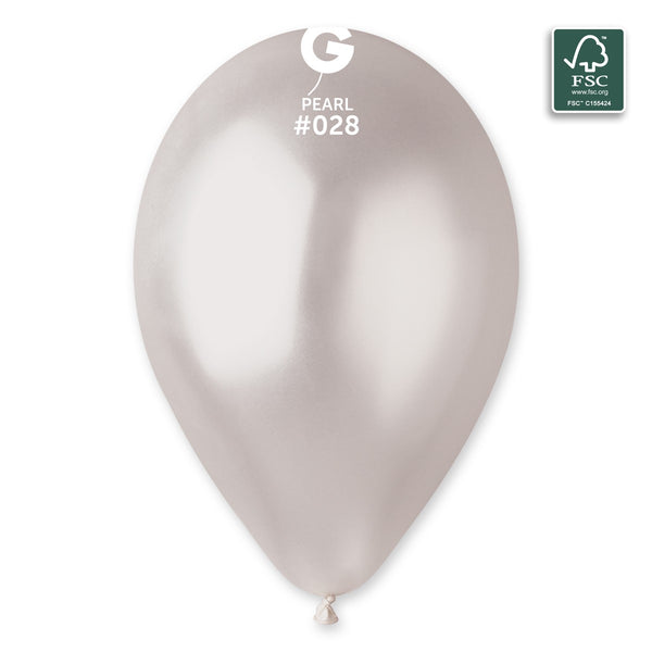 Gemar 13" Metallic Pearl #028 GM120 50pcs Round Balloon — Italian store beauty original 1200px