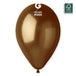 Gemar 13" Metallic Brown #066 GM120 50pcs Round Balloon — Italian store beauty original 1200px