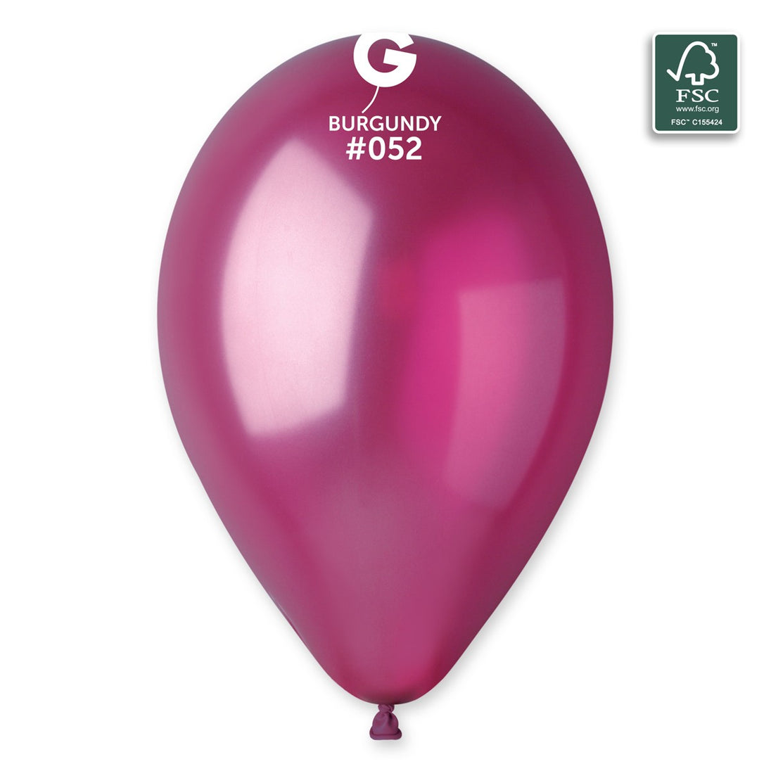 Gemar 13" Metallic Burgundy #052 GM120 50pcs Round Balloon — Italian store beauty original 1200px
