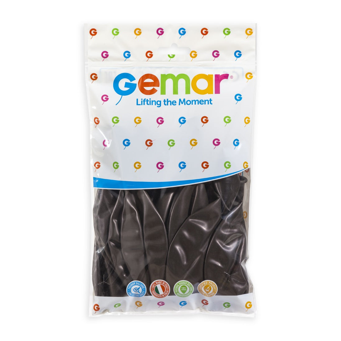 Gemar 19" Metallic Brown #066 GM19 25pcs Round Balloon — Italian store hang-pack original 1200px