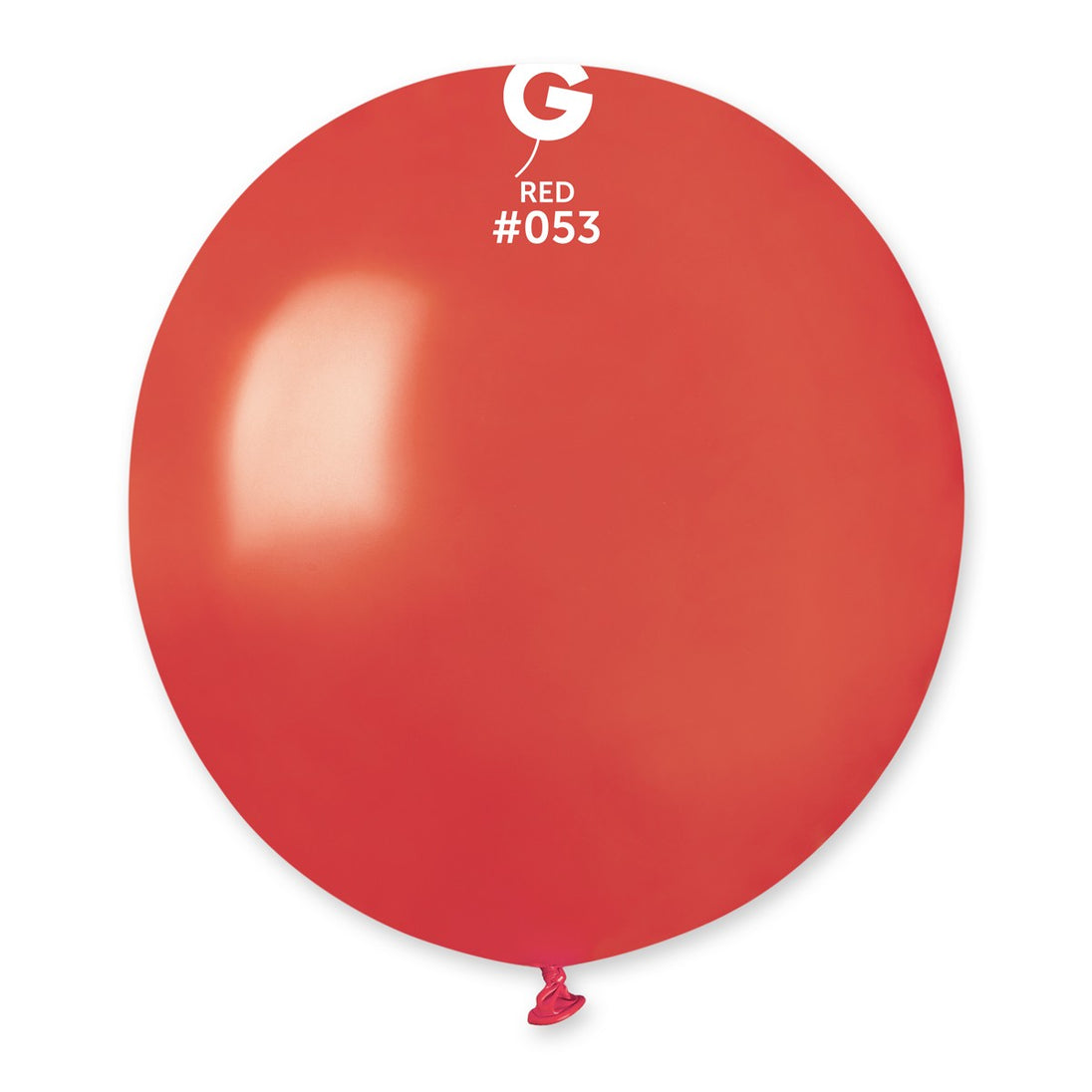 Gemar 19" Metallic Red #053 GM19 25pcs Round Balloon — Italian store beauty original 1200px