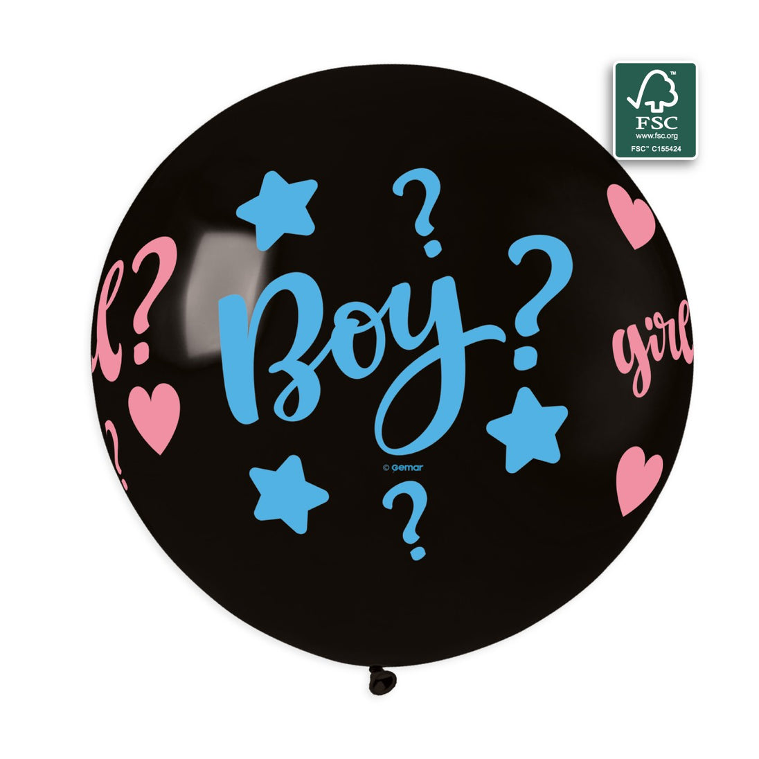 31" Gender Reveal Black #014 1pc — Italian store beauty original 1200px