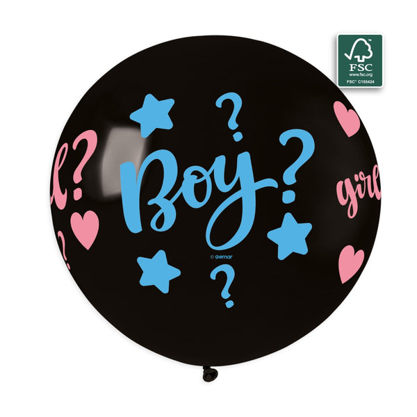 31" Gender Reveal Black #014 1pc — Italian store beauty original 1200px